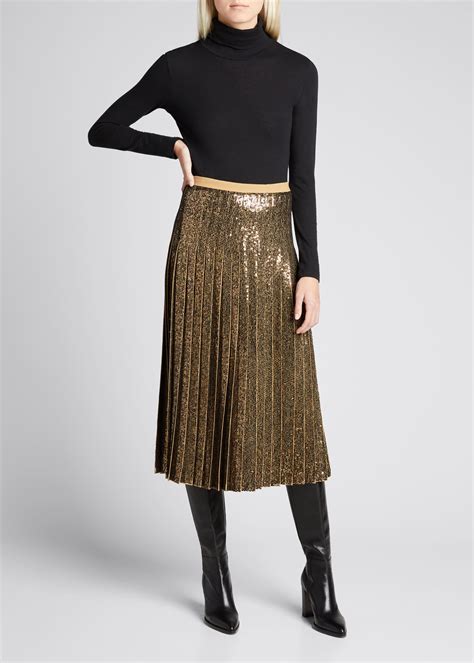 michael kors sequin skirt|Ready.